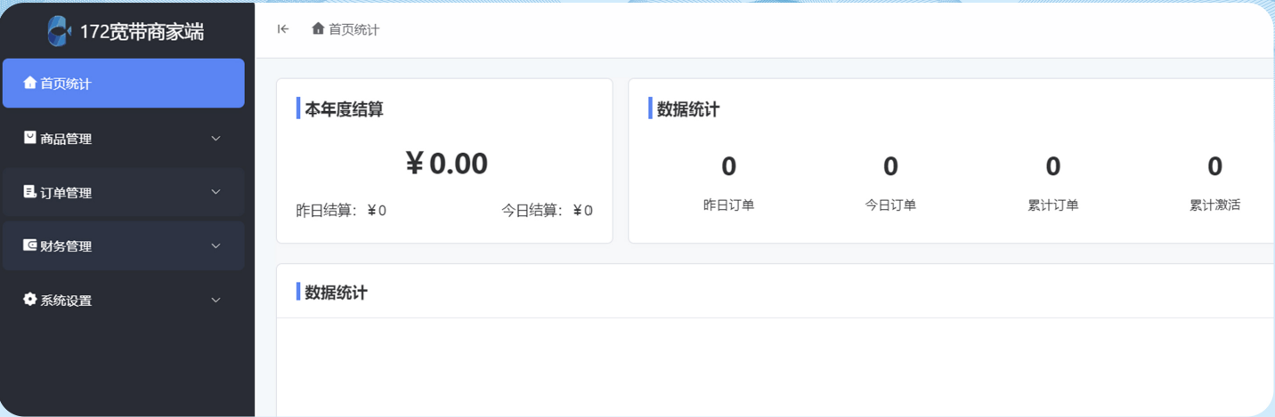 首页统计